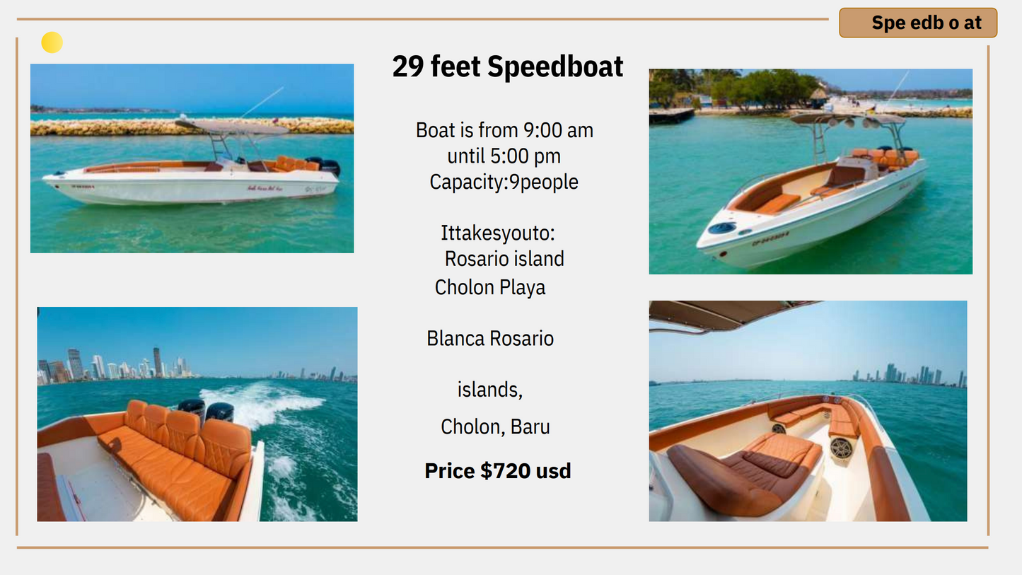 SPEEDBOATS